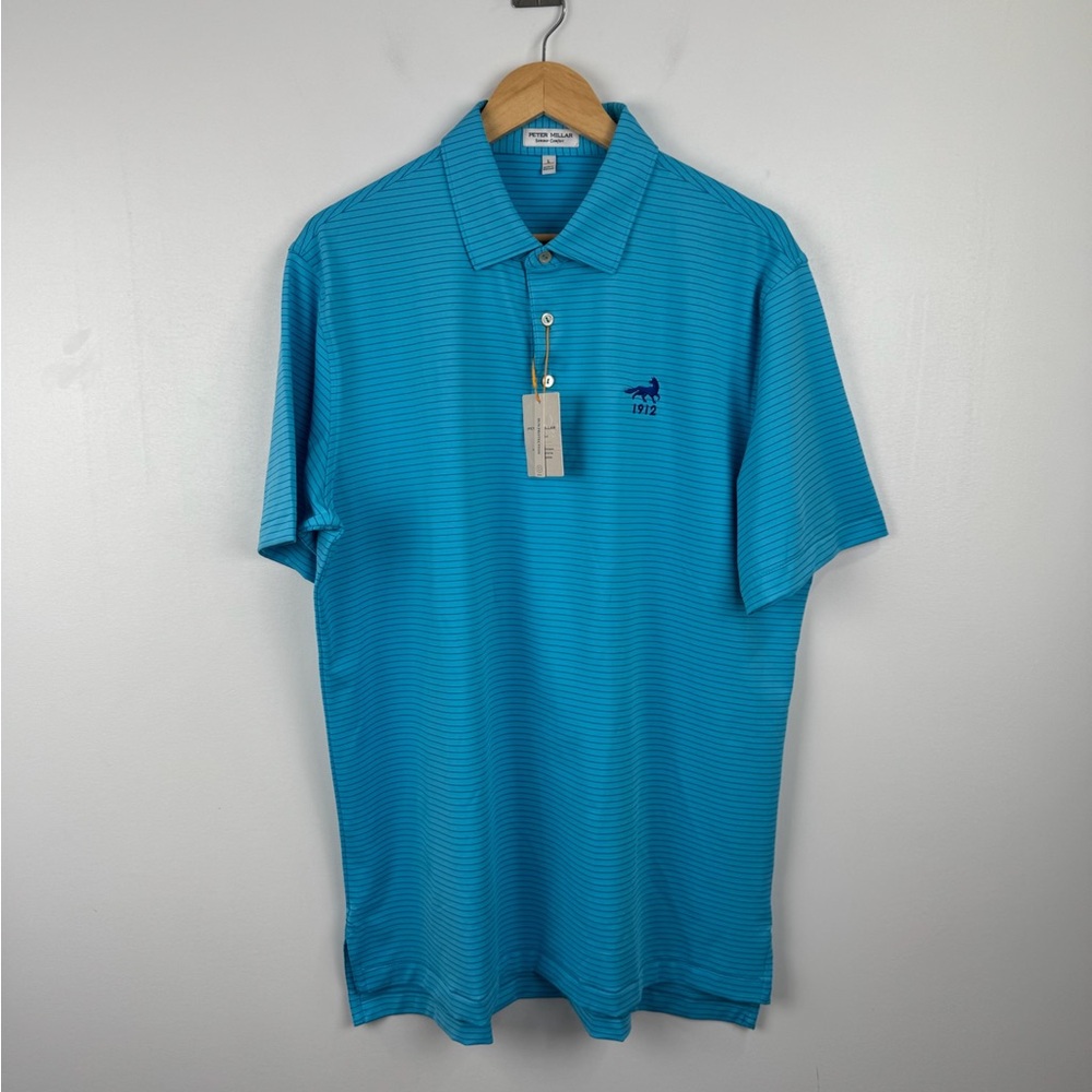 NWT Peter Millar Men Summer Comfort Polo Shirt Size Large